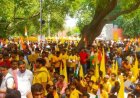 पृथक मिथिला राज्य की मांग को लेकर जंतर-मंतर पर प्रदर्शन