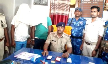 मधुबनी में दो शातिर बदमाश गिरफ्तार, आलू व्यवसायी पर गोली चलाने का आरोप