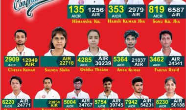 आईआईटी के रिजल्ट में पूरें मिथिलांचल में रहा ओमेगा के बच्चों का दबदबा ,संस्थान के लिए गौरव का क्षण