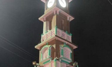 दरभंगा टावर व लहेरियासराय टावर पर लगी घड़ी : जिलेवासियों को की गयी समर्पित