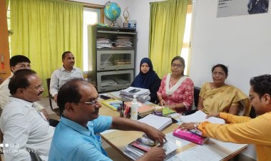 विश्वविद्यालय के सीसीडीसी डा महेश प्रसाद सिन्हा ने किया सी एम कॉलेज, दरभंगा का औचक निरीक्षण
