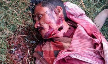 दरभंगा में गला रेत युवक की हत्या से लोगों में आक्रोश, 12 घंटे तक रोके रखा शव
