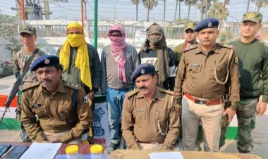 गया में दो कट्टा और कारतूस के साथ तीन अपराधी गिरफ्तार, बड़ी घटना अंजाम देने की फिराक में जुटे थे