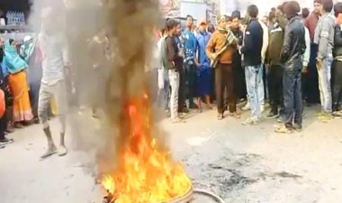 दरभंगा में मारपीट में घायल सलीम की मौत पर फूटा परिजनों का गुस्सा, विद्यापति मार्ग जाम