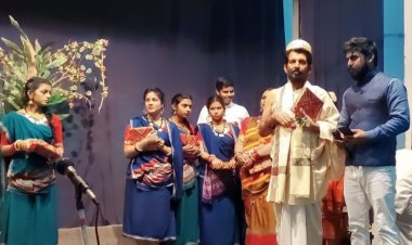 स्नातकोत्तर संगीत एवं नाट्य विभाग के प्रेक्षागृह में एक दिवसीय रंग परिचर्चा सह नाट्य प्रदर्शन का आयोजन किया गया