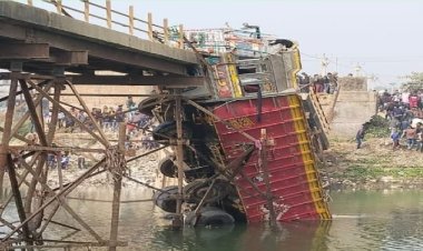 दरभंगा में बड़ा हादसा, कुशेश्वरस्थान सहोरबा पुल गिरा
