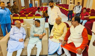 दरभंगा:- फिल्म निर्देशक पार्थ-निशिता के स्वागत समारोह में शामिल हुए मंत्री संजय झा