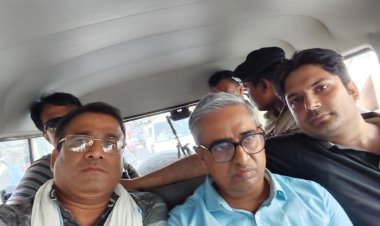 दरभंगा में सरकारी भवन बनाने वाले ठेकेदार से सरकारी अफसर ले रहे थे घूस, रंगे हाथ विजिलेंस ने दबोचा
