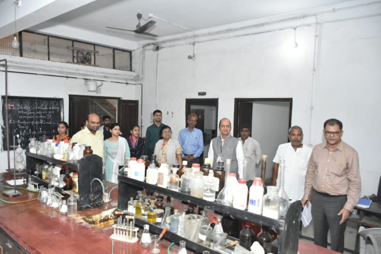ललित नारायण मिथिला विश्वविद्यालय के प्रति कुलपति प्रोफेसर डॉली सिन्हा के नेतृत्व में 4 विभागों की नैक तैयारी का हुआ मॉक निरीक्षण