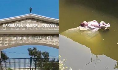 DMCH के नाले में मिला नवजात शिशु का तैरता शव, चर्चाओं का बाजार हुआ गर्म