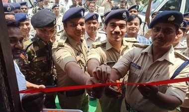 दरभंगा: जिले का पहला साइबर थाना का उद्घाटन फीता काटकर वरीय पुलिस अधीक्षक अवकाश कुमार ने किया उद्घाटन, कहा- 'क्राइम पर लगेगा लगाम'