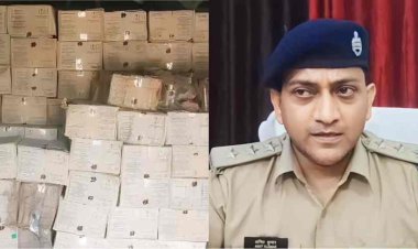 अरुणाचल प्रदेश से भूसा लदे ट्रक में छुपा कर लाई जा रही शराब को पुलिस ने किया जप्त, 6 हजार लीटर शराब के साथ एक तस्कर हुआ गिरफ्तार