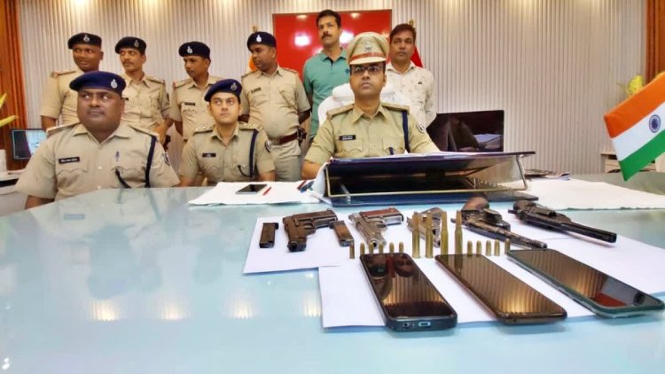 गोपालगंज: बैंककर्मी हत्याकांड में पांच शार्प शूटर गिरफ्तार, हथियार के साथ कारतूस बरामद