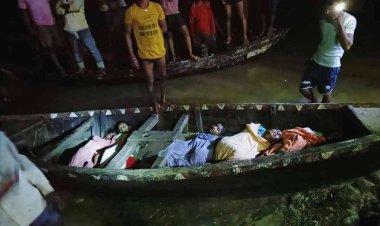बिग ब्रेकिंग: दरभंगा के कमला नदी में पलटी नाव, 5 की मौत: 3 बच्चे और 2 महिला की गई जान, नाव पर 13 लोग सवार थे