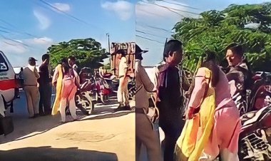 दरभंगा में डंडे वाली मैडम का शोर: सादे लिबास में बाइक सवार को हेलमेट न पहनने के जुर्म में कर दी पिटाई, विडिओ वायरल