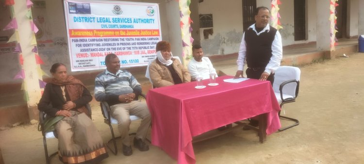 रिस्टोरिंग द यूथ-2024″ के आलोक में बेनीपुर मंडल कारा में जुवेनाइल जस्टिस कानून विषय पर जागरूकता कार्यक्रम का किया गया आयोजन
