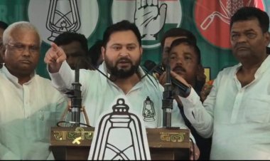 बीजेपी को भगाओ नारो के साथ तेजस्वी यादव ने भरी हुंकार, कहा चाचा अगर नही पलटते तो 10 लाख युवाओं को मिलता रोजगार