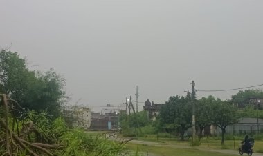 दरभंगा में मौसम का ऐसा बदला मिजाज कि दिन में हो गई रात, लोगो को तपती गर्मी से मिली राहत