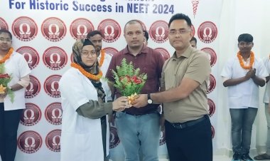 नीट 2024 के रिजल्ट में दरभंगा स्थित ओमेगा स्टडी सेंटर ने बनाया नया कीर्तिमान, 705 अंक लानेवाली आलिया हुसैन के परिणाम से मिथिला गौरवान्वित