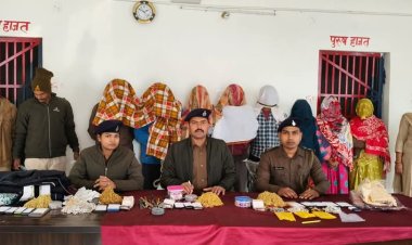 अलग-अलग राज्यों के 9 अंतरराज्यीय चोर गिरोह का सरगना गिरफ्तार: आरोपी से सोने-चांदी के गहने के साथ 50 हजार रुपए बरामद.....