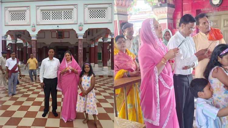 दरभंगा की ऐतिहासिक सुबह में माँ कांकली की चौखट पर नतमस्तक हुए जिलाधिकारी कौशल कुमार राज परिसर की पवित्र हवाओं में श्रद्धा, शालीनता और प्रशासनिक संवेदना का अद्भुत संगम