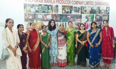 मिथिला की माटी में श्रद्धा शर्मा का स्नेहिल स्पर्श  जीविका दीदियों के संघर्ष, हुनर और गीतों से सजी दोपहर में गूंजी बदलाव की आहट, मिथिला पेंटिंग और सिक्की कला ने बाँधा मन, संदेश दिया हम बिहारी किसी से कम नहीं, बदलाव हम सब मिलकर लाएँगे