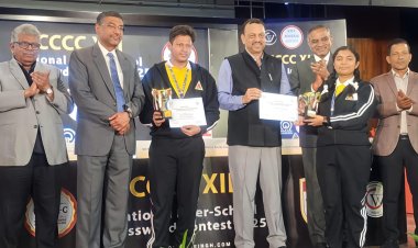 राष्ट्रीय क्रिप्टिक क्रॉसवर्ड के महामंच पर दरभंगा पब्लिक स्कूल का अभूतपूर्व उत्कर्ष 10,000 टीमों को पछाड़कर देशभर में द्वितीय स्थान, टाई-ब्रेकर तक पहुँची शुभी–सुधांशु की अद्भुत मेधा, रक्षा सचिव से लेकर वरिष्ठ IAS–IPS अधिकारियों की उपस्थिति में मिथिला की प्रतिभा ने रचा स्वर्णाक्षरी इतिहास