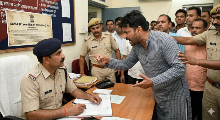 बहेड़ी थाना परिसर में आखिर ऐसा क्या हुआ कि थानाध्यक्ष के कार्यालय तक पहुंच गया कथित बवाल? एससी-एसटी एक्ट में फंसाने की कथित धमकी, सरकारी कार्य में बाधा, धक्का-मुक्की और हंगामे के आरोपों के बीच जानिए कौन है वह शख्स, कैसे देखते-देखते थाने का माहौल हुआ तनावपूर्ण, और प्राथमिकी में क्या-क्या लगाए गए हैं गंभीर आरोप?
